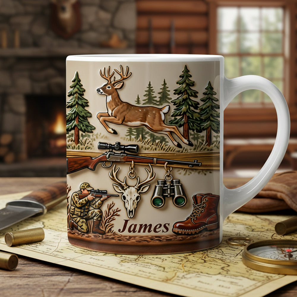 Hunting Coffee Mug - Personalized Gifts For Hunting Lovers 01tgta191225