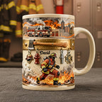 Brave Firefighter Coffee Mug – Personalized Gifts For Firefighter 03pamg201225
