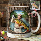 Fishing Coffee Mug Custom Photo Gifts For Fishing Lovers 03HULU311225