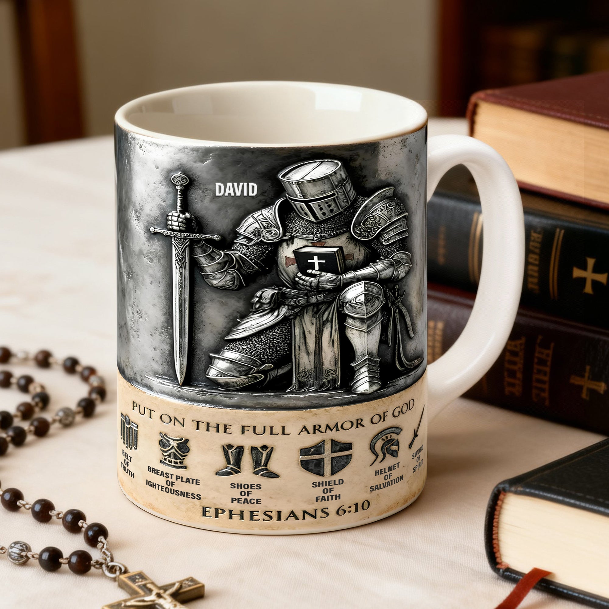 Full Armor Of God Coffee Mug - Personalized Gift For Christian 03TOLU251225