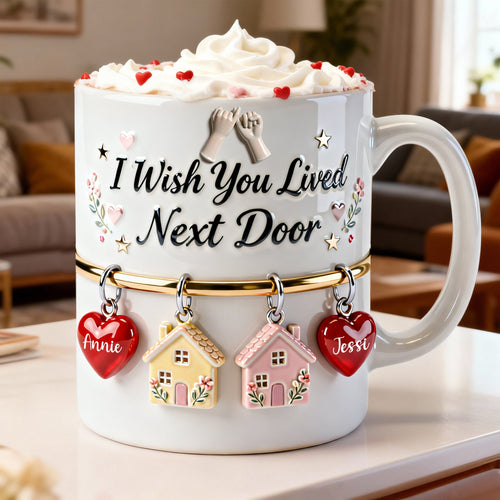 Bestie Long Distance Coffee Mug - Personalized Gift For Besties 07NALU291225