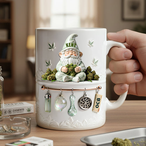 Chilling Time Gnome Coffee Mug - Personalized Gift For Stoners 06TOLU201225