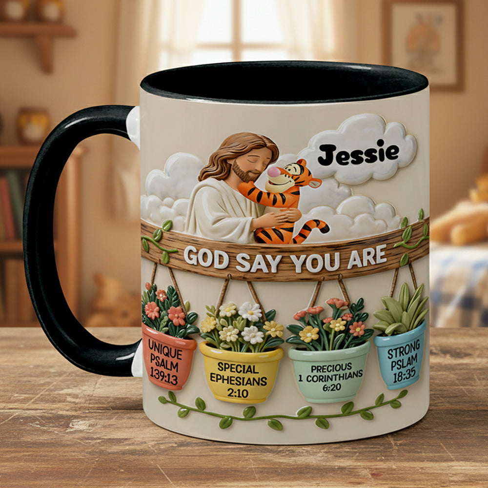 Christian Coffee Accent Mug - Personalized Gifts For Christian Lovers 02pata201225