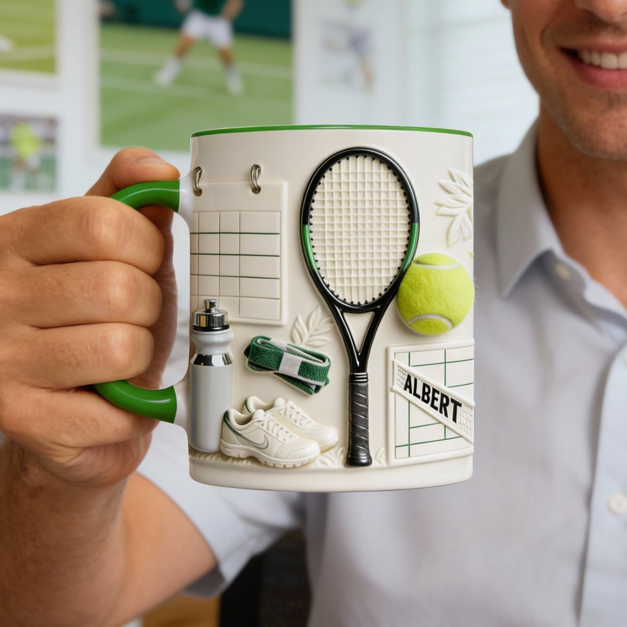 Match Day Tennis Coffee Mug - Personalized Gift For Tennis Players 05HYQN050126