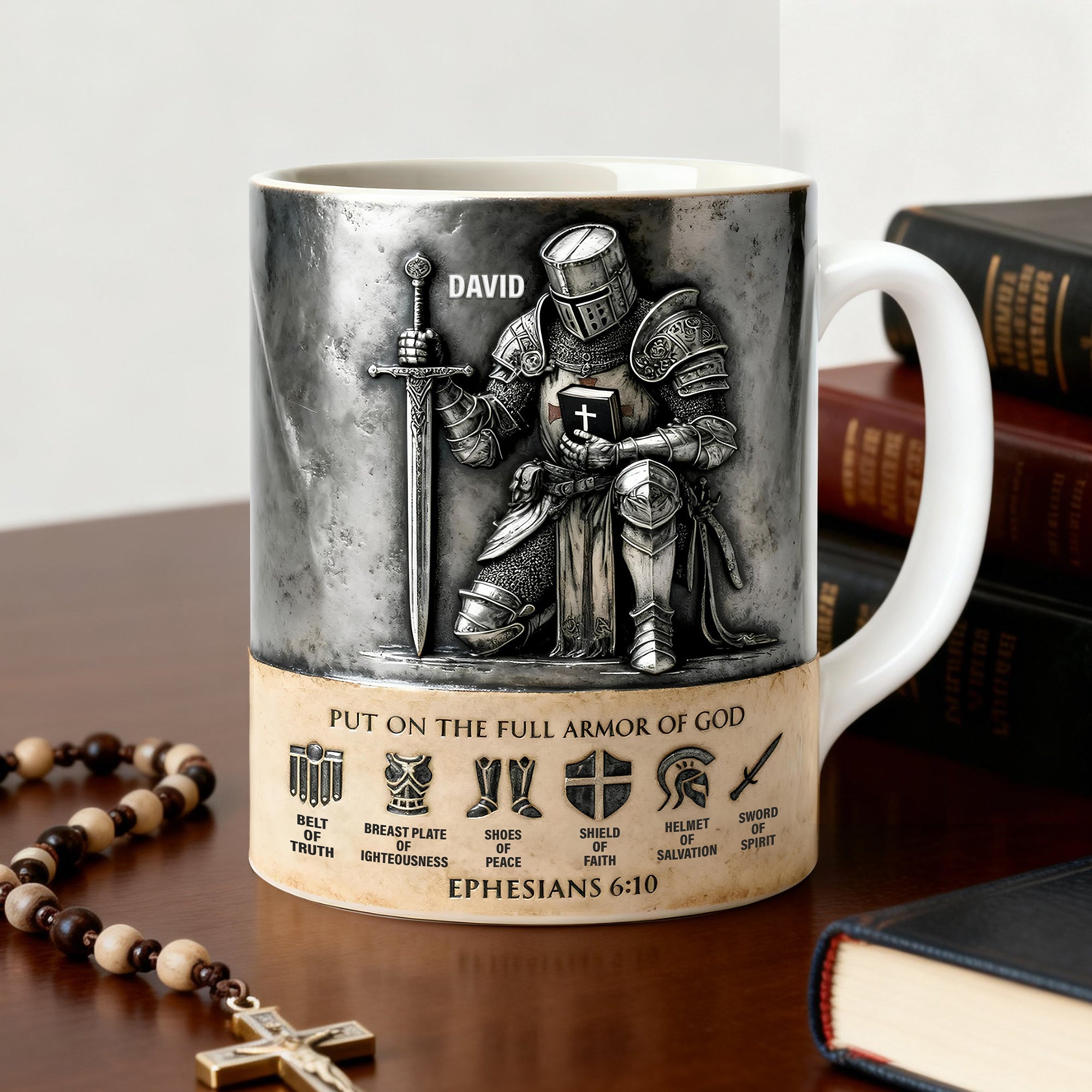 Full Armor Of God Coffee Mug - Personalized Gift For Christian 03TOLU251225