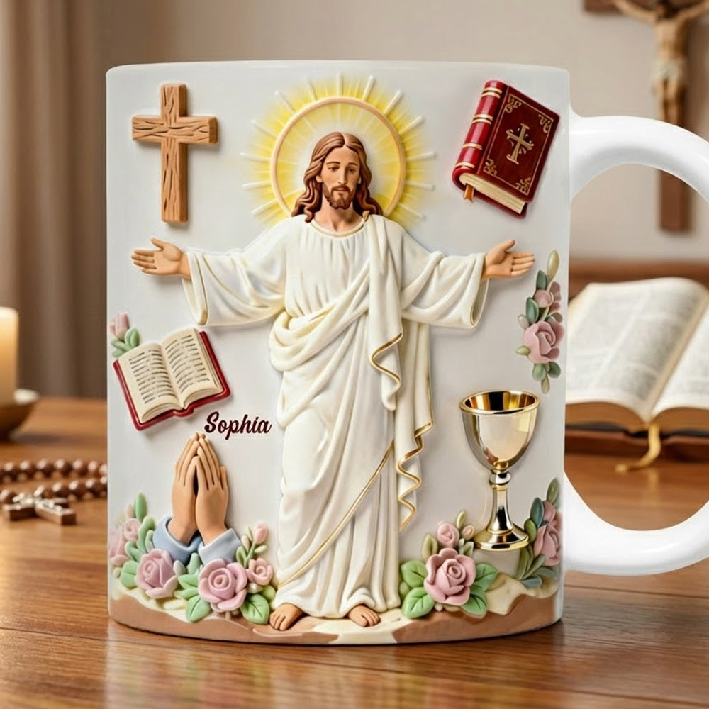Faith In Christ Coffee Mug - Personalized Gift For Christian 05NATN311225
