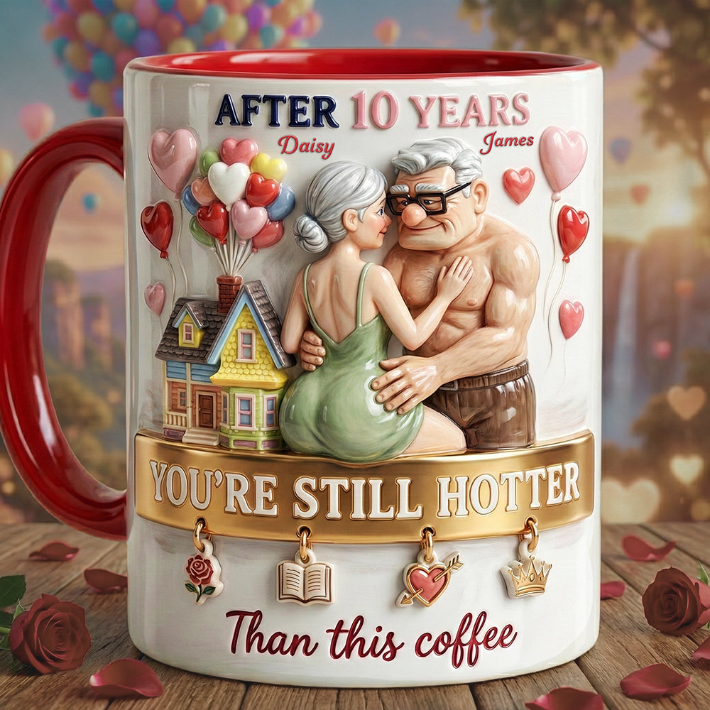 Funny Old Couple Coffee Accent Mug - Personalized Gifts For Couple 02qhta050126