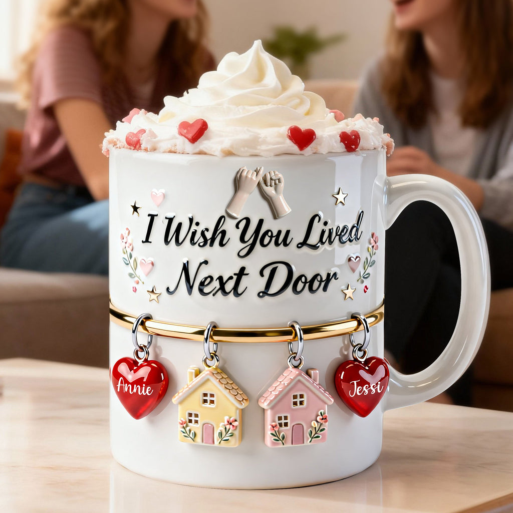 Bestie Long Distance Coffee Mug - Personalized Gift For Besties 07NALU291225
