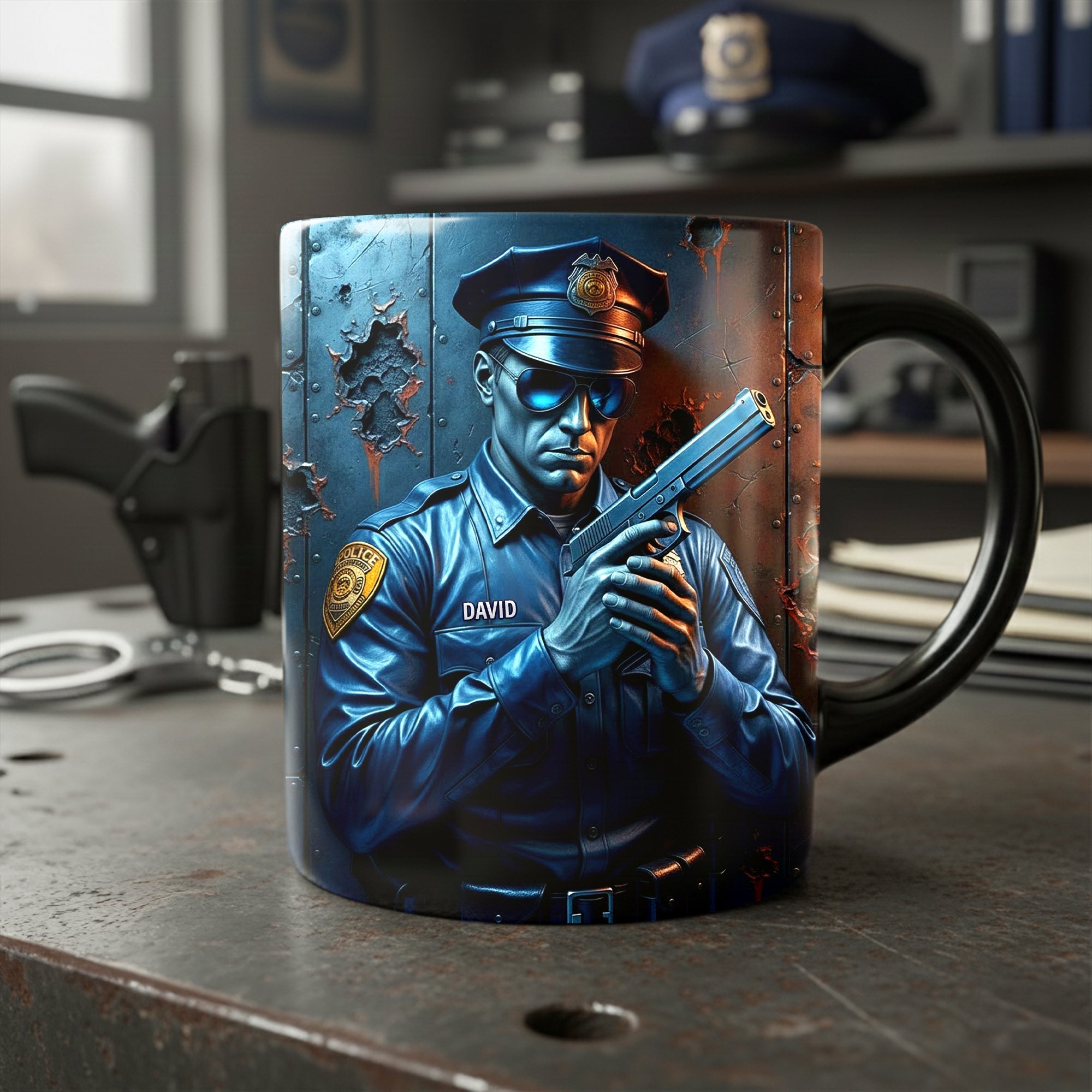 Serve With Pride Police Mug - Personalized Gift For Police 03TOLU081225