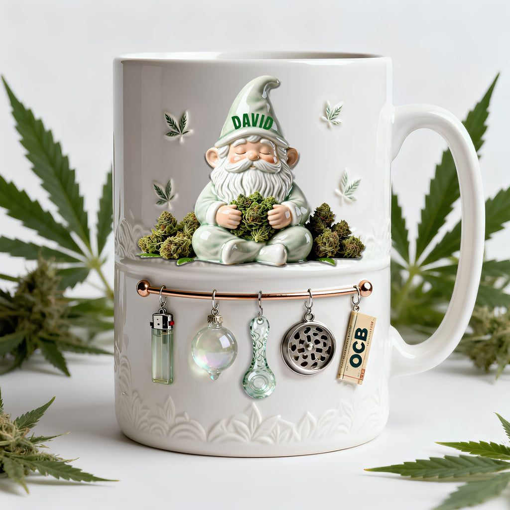 Chilling Time Gnome Coffee Mug - Personalized Gift For Stoners 06TOLU201225