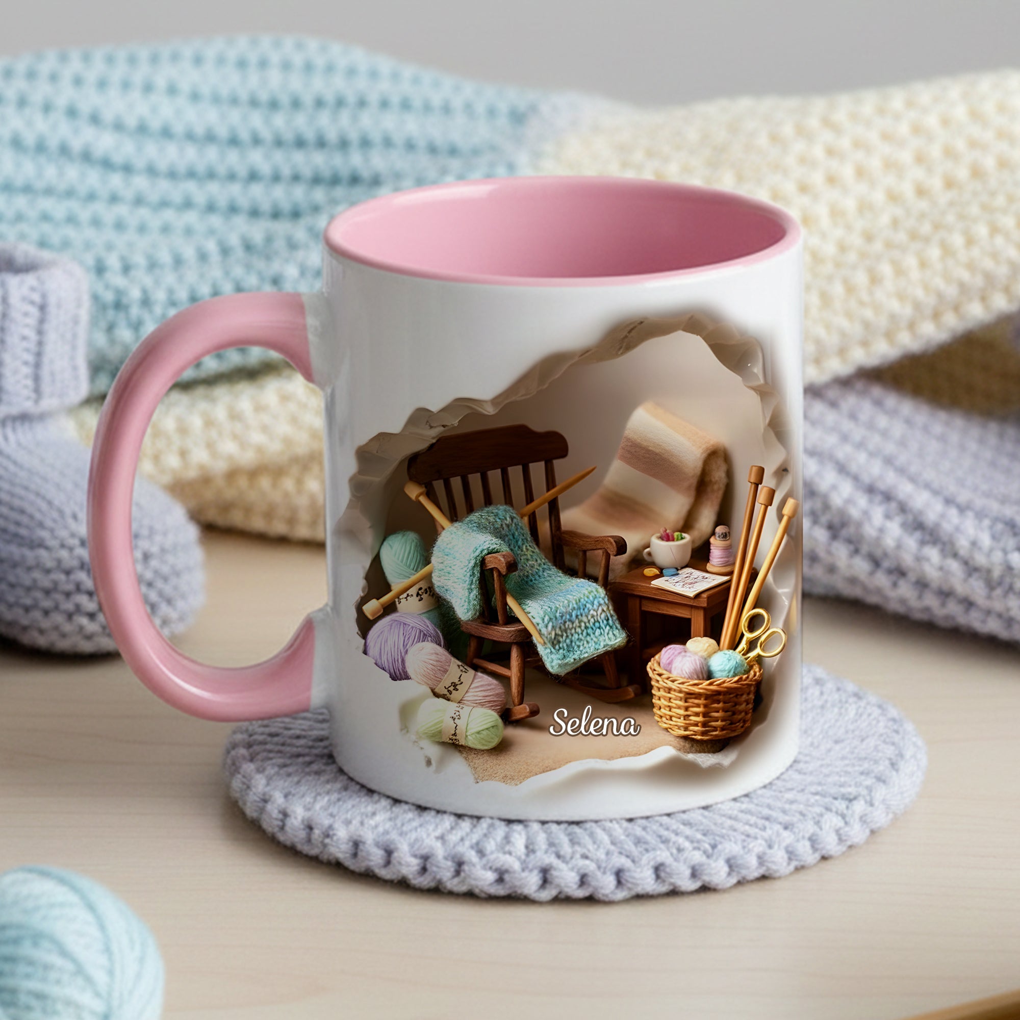 Sewing Coffee Accent Mug - Personalized Gifts For Sewing Lovers 07hylu111225