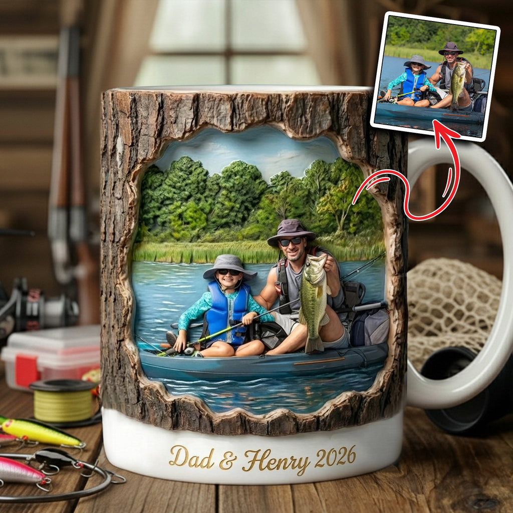 Fishing Coffee Mug Custom Photo Gifts For Fishing Lovers 03HULU311225