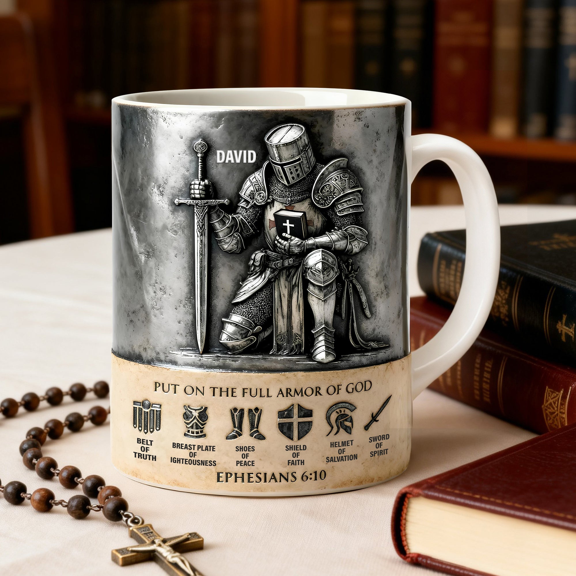 Full Armor Of God Coffee Mug - Personalized Gift For Christian 03TOLU251225