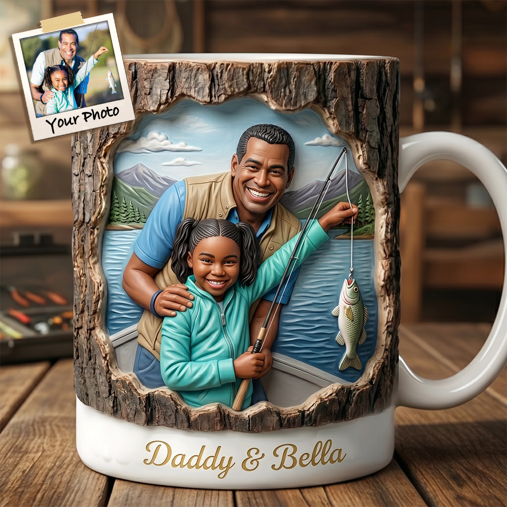 Fishing Coffee Mug Custom Photo Gifts For Fishing Lovers 03HULU311225