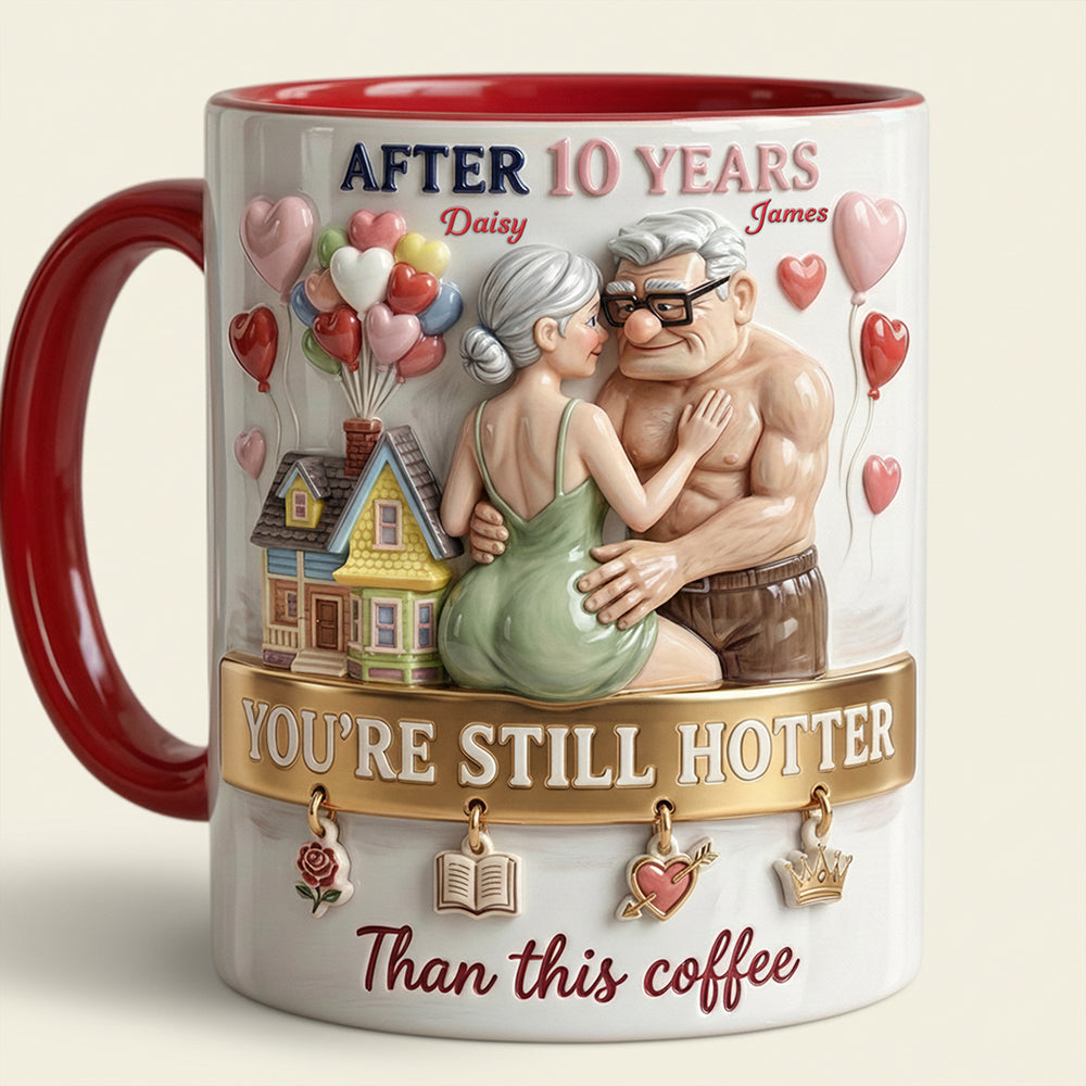 Funny Old Couple Coffee Accent Mug - Personalized Gifts For Couple 02qhta050126